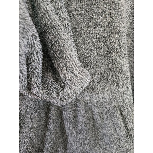 Zenana Outfitters 3X Fuzzy Gray Pullover Half-Zip cottagecore boho soft fuzzy - Picture 4 of 6